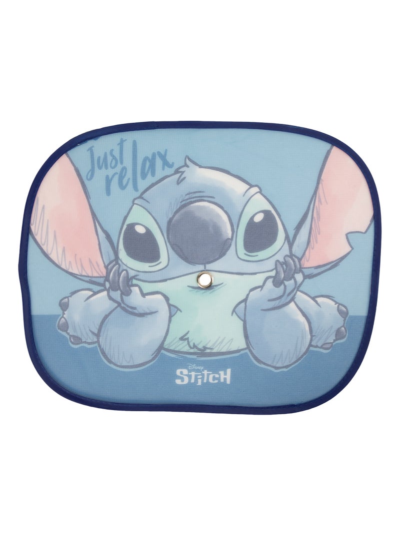 Paire de pare-soleils latéraux - Disney Lilo & Stitch - 44 x 35 cm Bleu Bleu ciel - Kiabi