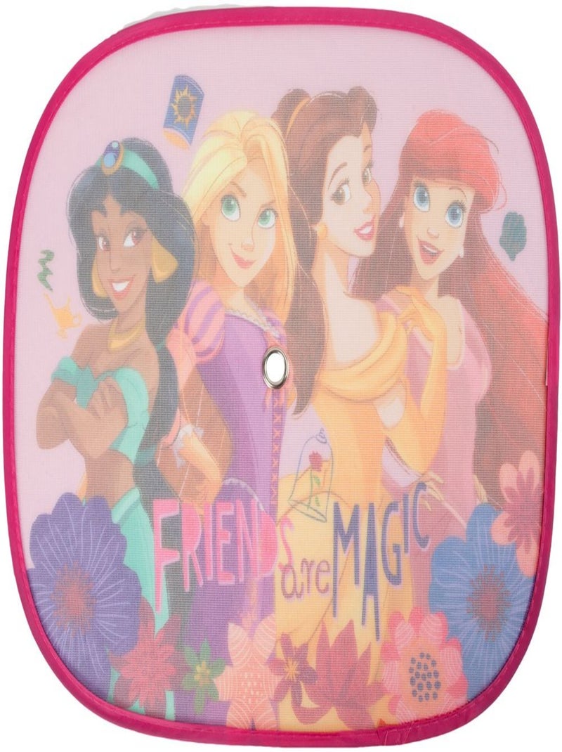 Paire de Pare-Soleils Latéraux pour Voiture -Princesses Disney- 44x35 cm Rose - Kiabi