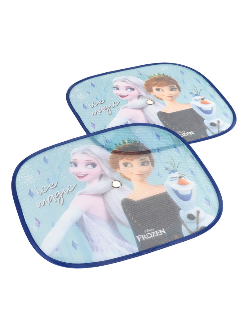 Paire de pare-soleils pour voiture Disney La Reine des Neiges 44 x 35 cm Bleu Bleu ciel - Kiabi