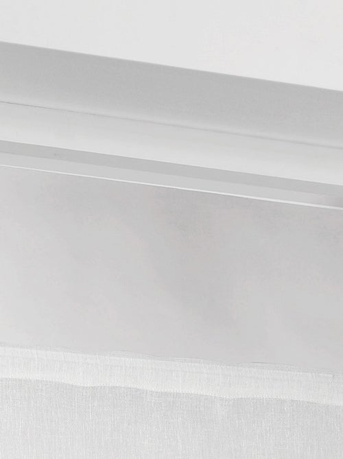 Paire de petits voilages au style géométrique - Kiabi