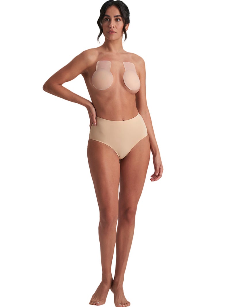 Paire de pull-ups en silicone mat Beige - Kiabi