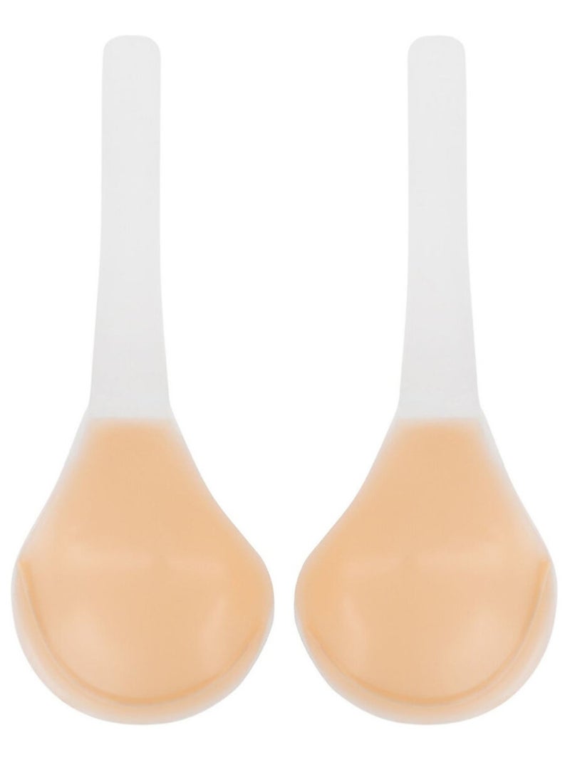 Paire de remonte-poitrines adhésifs sculptants silicone Beige - Kiabi