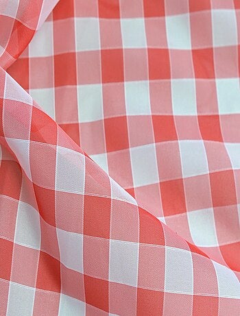 Paire de rideaux bonne femme à carreaux normands