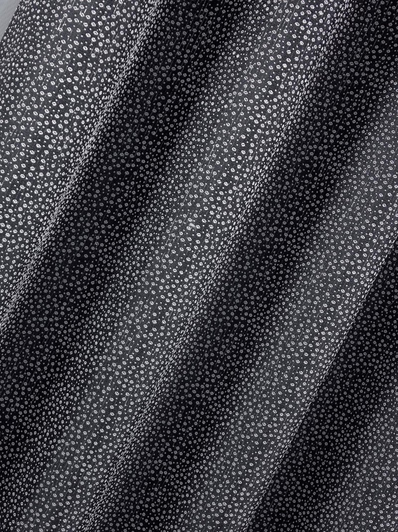 Paire de rideaux obscurcissant à point blanc Noir - Kiabi