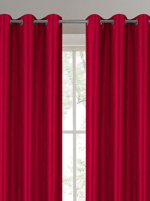 Paire de rideaux occultants à motifs géométriques - Kiabi