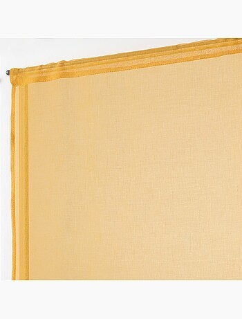 Paire de Rideaux Voile 60 x 90 cm Sandras Jaune