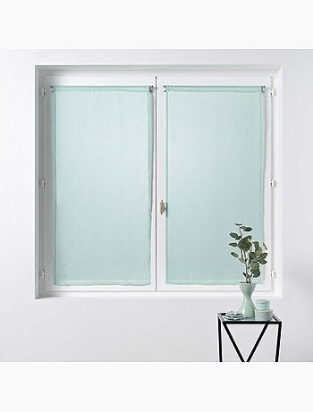 Paire de Rideaux Voile 60 x 90 cm Sandras Jaune