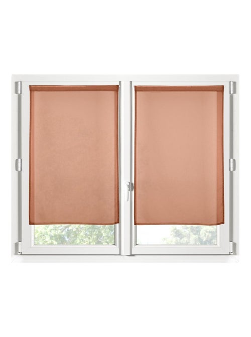 Paire de Rideaux Voile brise bise uni - Kiabi