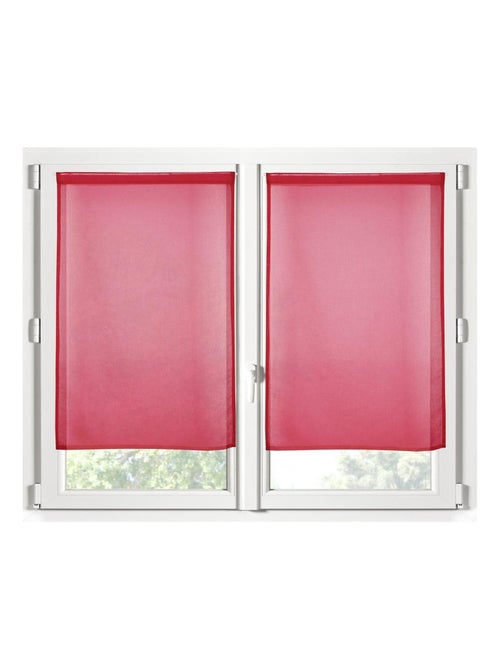 Paire de Rideaux Voile brise bise uni - Kiabi