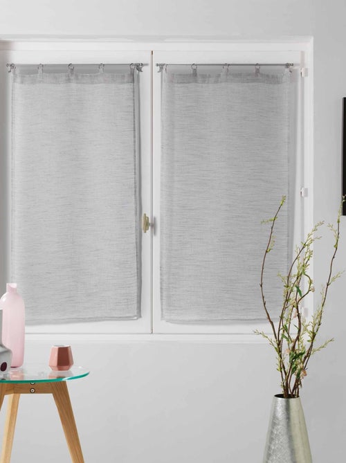 Paire de Rideaux Voile Collection Millza - Kiabi