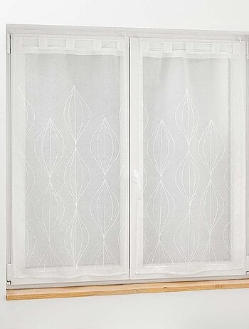 Paire de Rideaux Voile sable Galactee