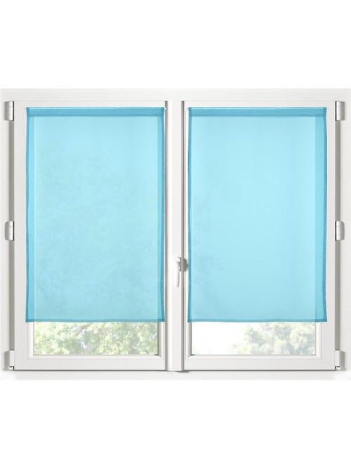 Paire de rideaux voile uni brise bise - Kiabi