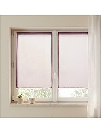 Paire de rideaux voile uni brise bise