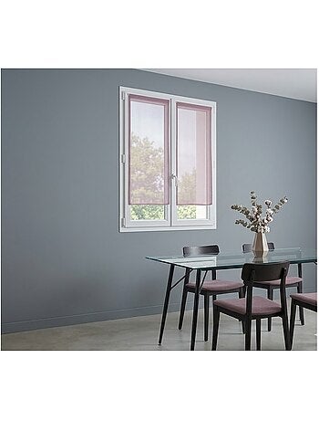 Paire de rideaux voile uni brise bise