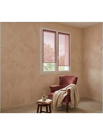 Paire de rideaux voile uni brise bise