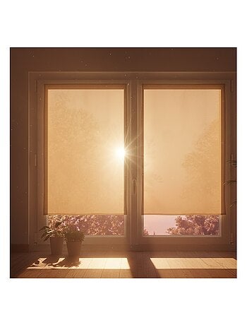 Paire de Rideaux voile uni Brise bise