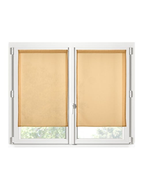 Paire de Rideaux voile uni Brise bise - Kiabi