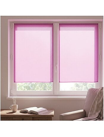 Paire de rideaux voile uni brise bise