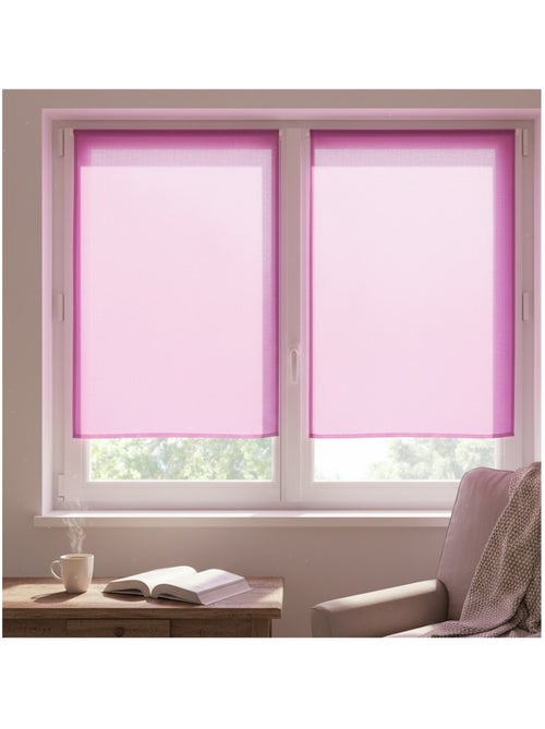 Paire de rideaux voile uni brise bise - Kiabi