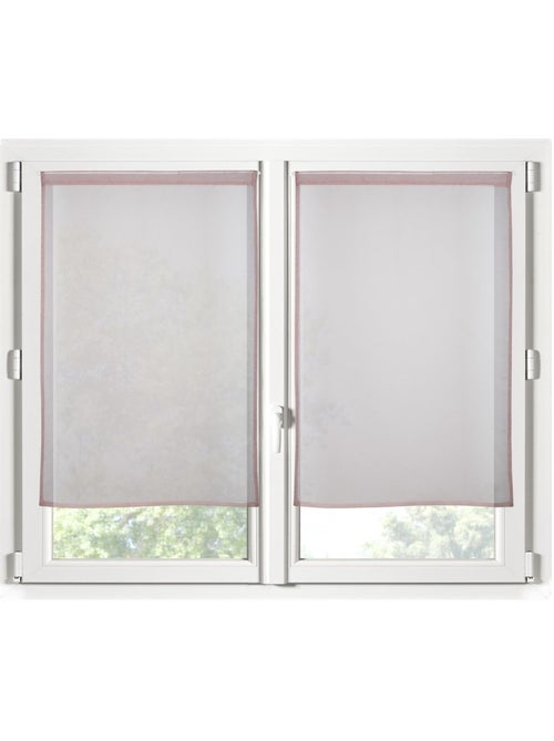 Paire de Rideaux voile uni Brise bise - Kiabi