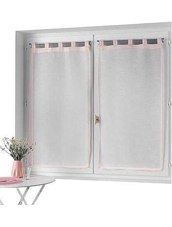 Paire de rideaux voile zazy