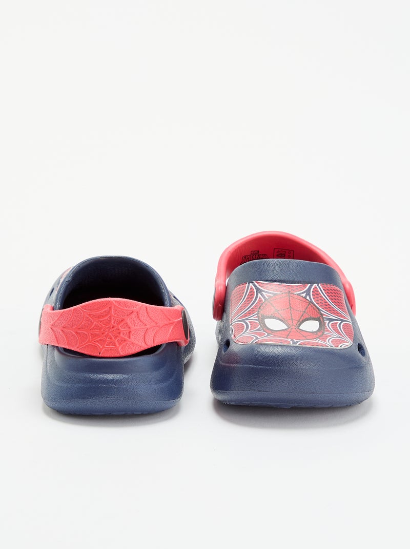 Paire de sandales de plage 'Marvel' ' Spiderman' Bleu - Kiabi
