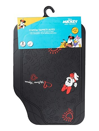 Paire de tapis de voiture Minnie Mouse, PVC, universel, 44 x 65 cm