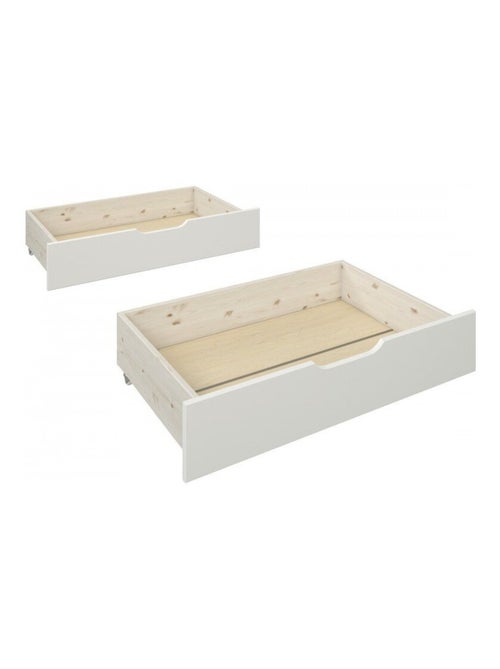 Paire de tiroirs pin massif BASILE - Kiabi