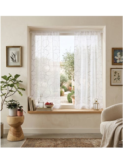 Paire de voilage Collection Galet - Kiabi
