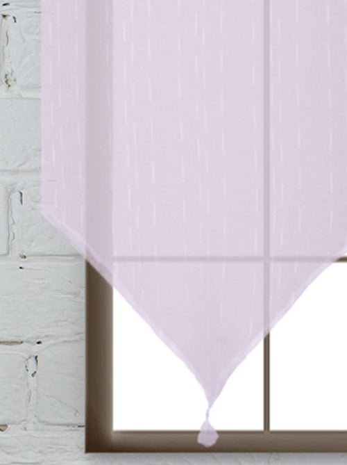 Paire de voilages à passants - Kiabi