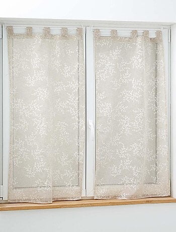 Paire de voilages à passants