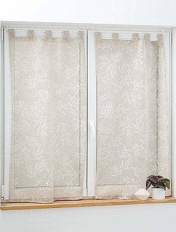 Paire de voilages à passants