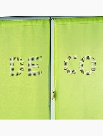 Paire de voilages avec strass 'deco'