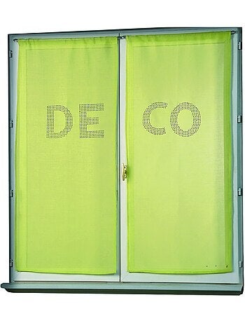Paire de voilages avec strass 'deco'