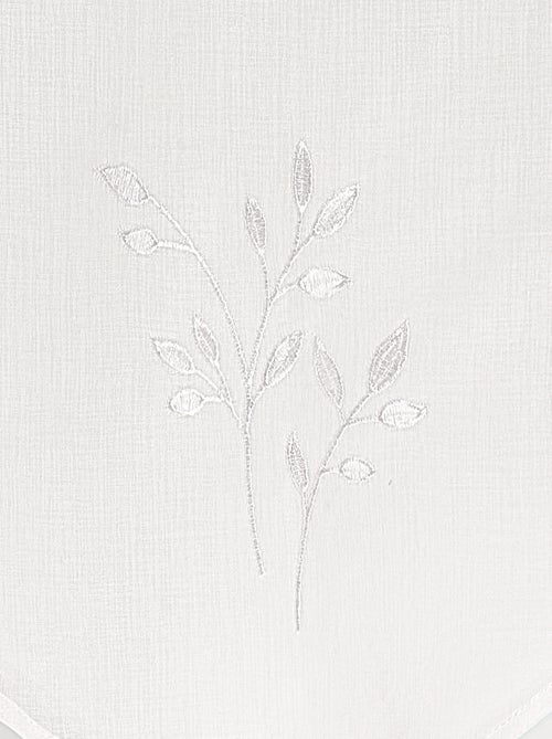 Paire de voilages brodées - Kiabi