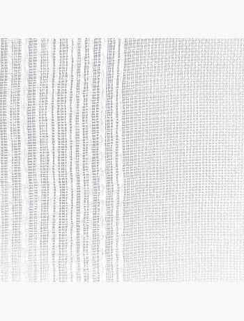 Paire de voilages étamine fines rayures, vitrage finition passe-tringle.