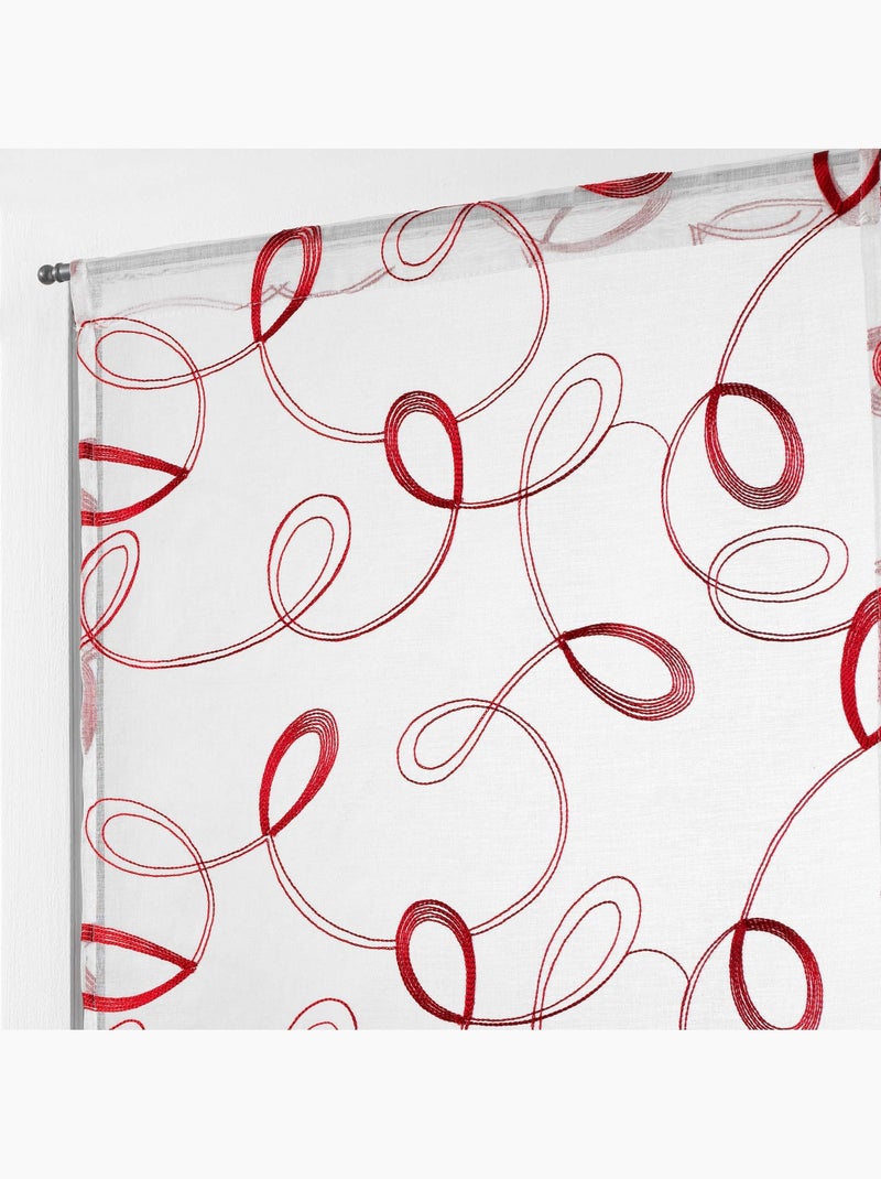 Paire de voilages Hoop Rouge - Kiabi