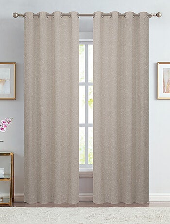 Paire de voilages unis