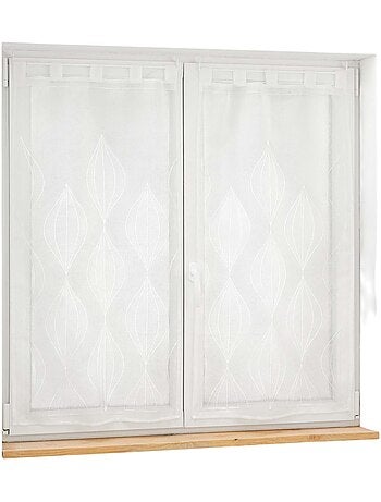Paire de voilages voile sable Galacte