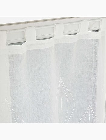 Paire de voilages voile sable Galacte