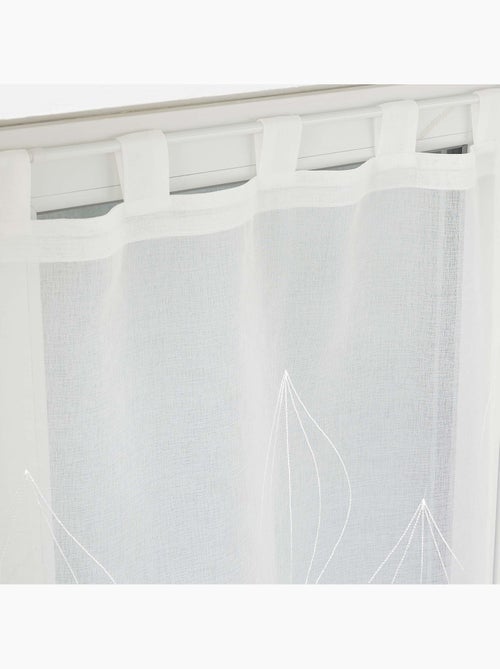 Paire de voilages voile sable Galacte - Kiabi