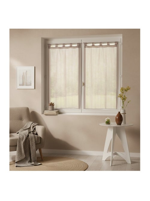 Paire de Voile raye Horizon - Kiabi