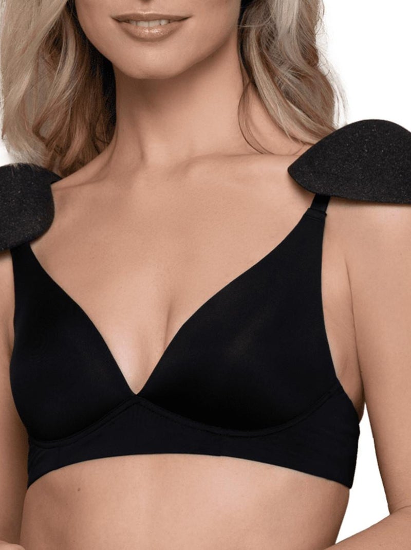 Paire d'épaulettes de soutien-gorge Noir - Kiabi