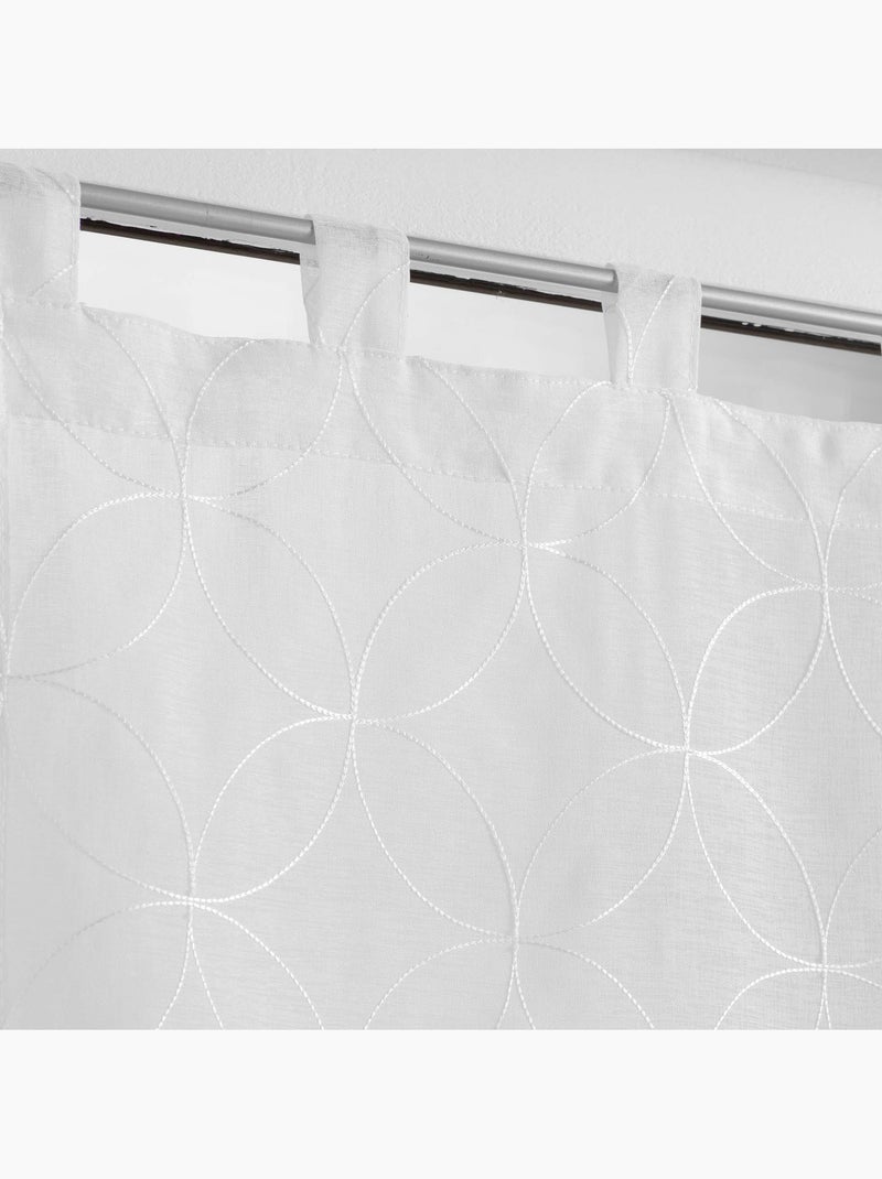 Paire droite passants Blanc - Kiabi
