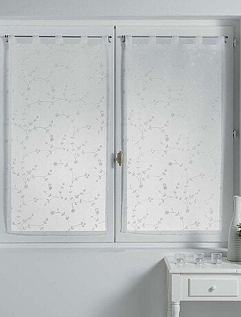 Douceur d'Intérieur - Paire Voilages 2 x Petite Fleur