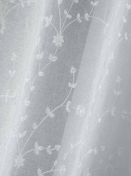 Paire droite passants voile sable brode petite fleur - Kiabi Paire droite passants voile sable brode petite fleur - Kiabi