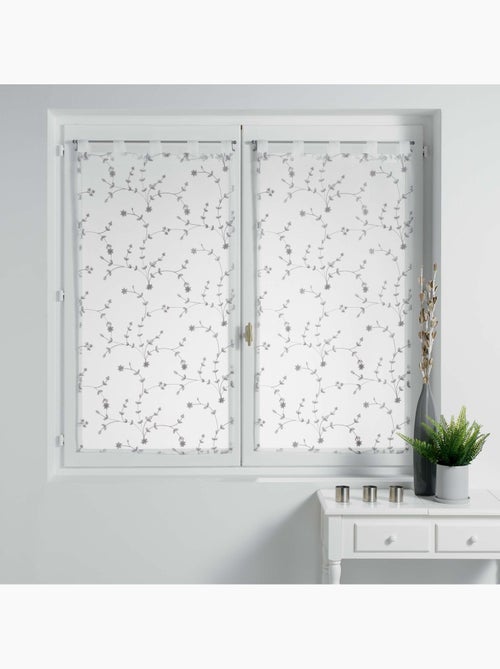 Paire droite passants voile sable brode petite fleur - Kiabi Paire droite passants voile sable brode petite fleur - Kiabi
