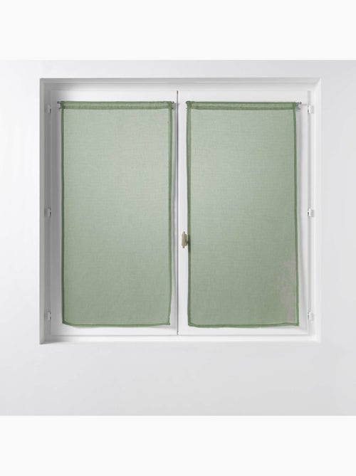 PAIRE DROITE PASSE TRINGLE VOILE SABLE - Kiabi PAIRE DROITE PASSE TRINGLE VOILE SABLE - Kiabi