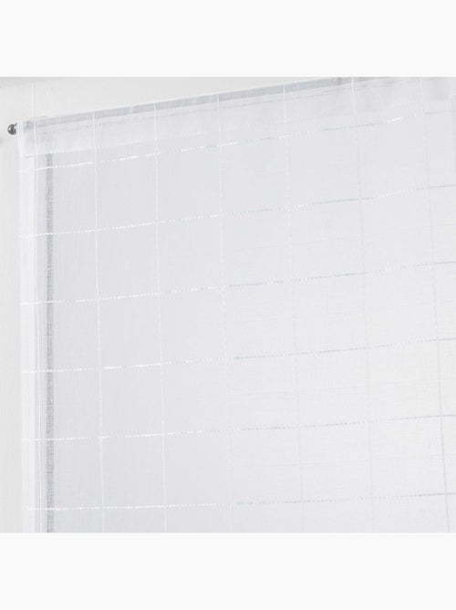 Paire Voilage Collection Carreaux - Kiabi