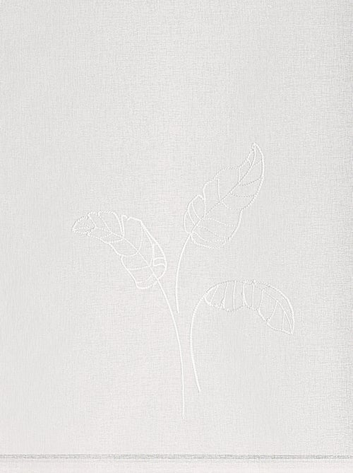 Paire voilages motif feuilles bananes - Kiabi